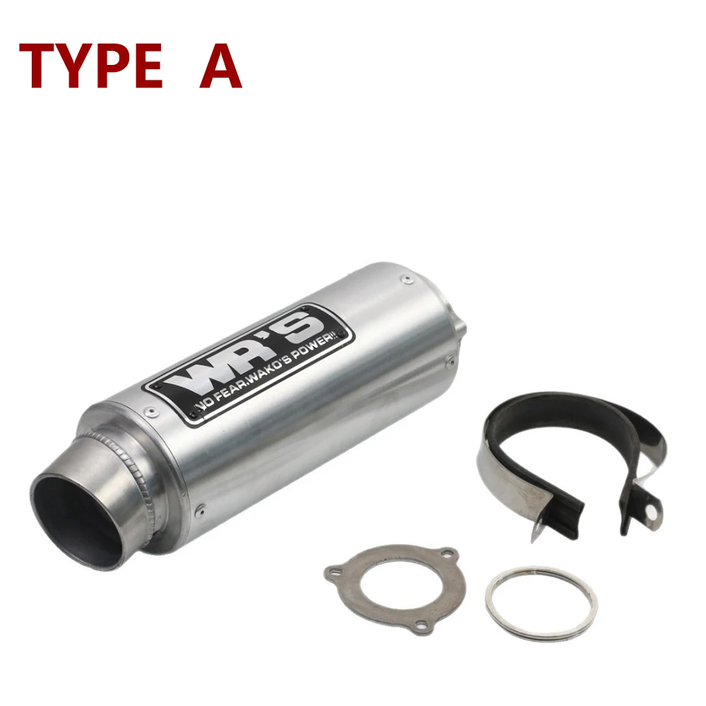 Motorcycle Exhaust Pipe Muffler Escape Moto For ZX10R CB400 CB500F CB500X CBR300 Z250 Z650GSXR ZX6R  ATV Bike