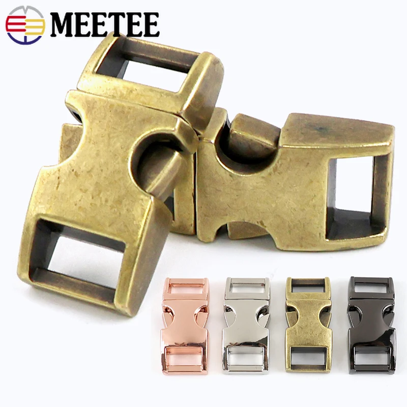 

2-20Pcs 10mm Metal Belt Buckle Quick Release Clasp Backpack Strap Clips Webbing Band Adjust Hook DIY Leather Craft Accessories
