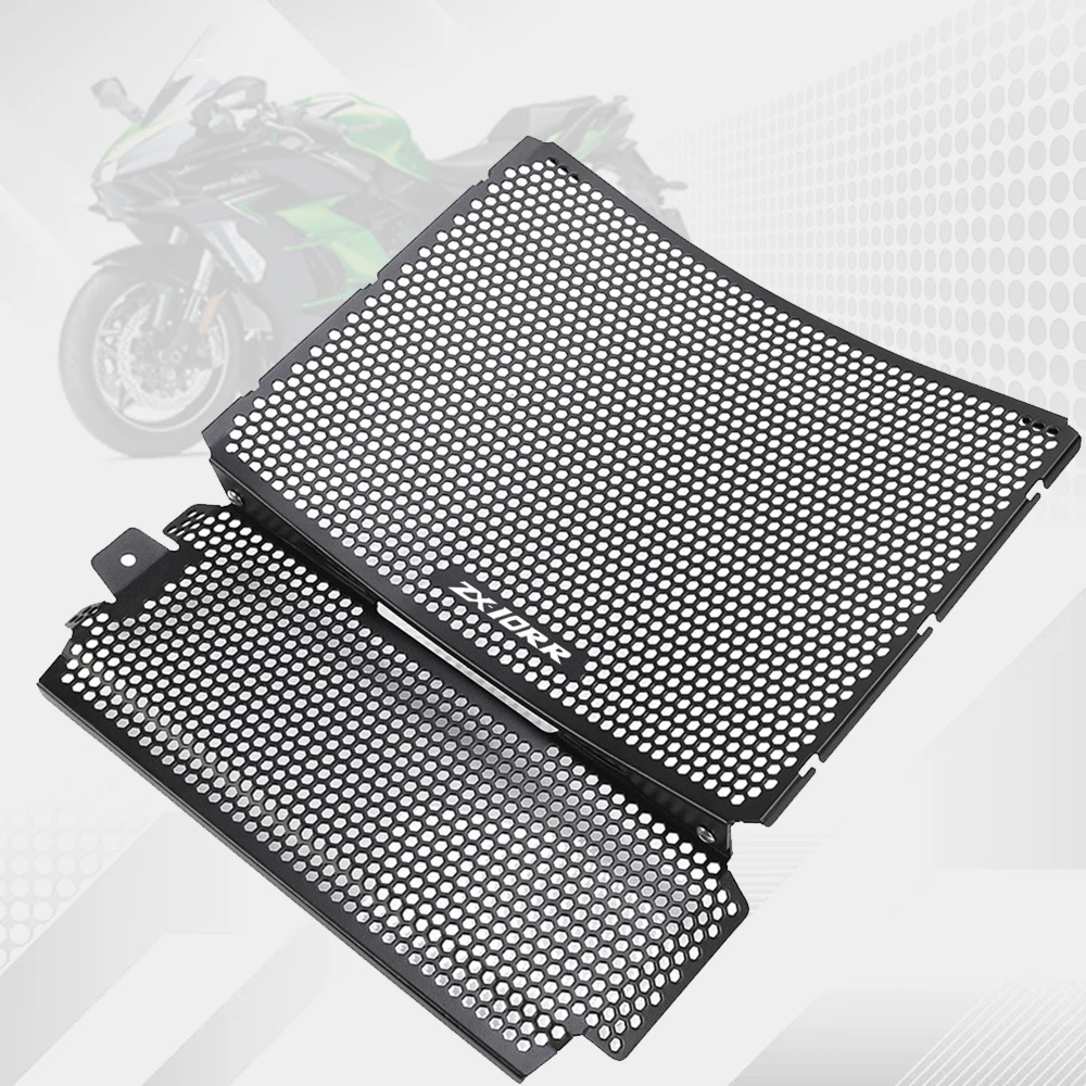 

For KAWASAKI ZX10R NINJA ZX-10R ZX 10R ZX-10RR ZX10RR 2021 2022 2023 2024 Motorcycle Radiator Grille Guard Oil cooler Cover