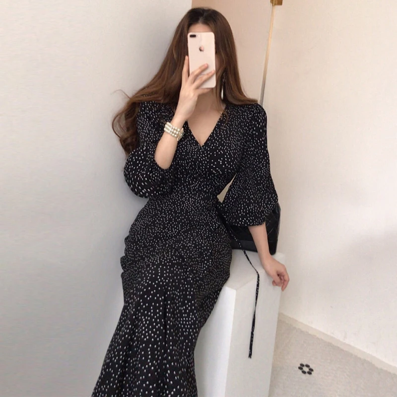 Cheap wholesale 2021 spring summer autumn new woman Lady fashion casual sexy women Dress female french dress women Py1740