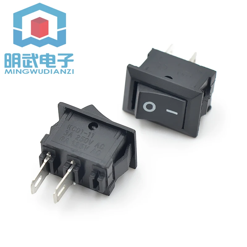 Interruptor de barco 117S interruptor de barco 8,5*13,5 MM 250VAC/3A botón de interruptor de dos pies