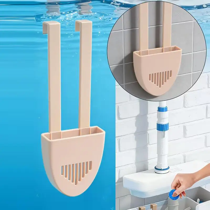 

Держатель для чистящих таблеток для унитаза с антискользящим креплением, подвесной, для ванной комнаты, общежития, дома