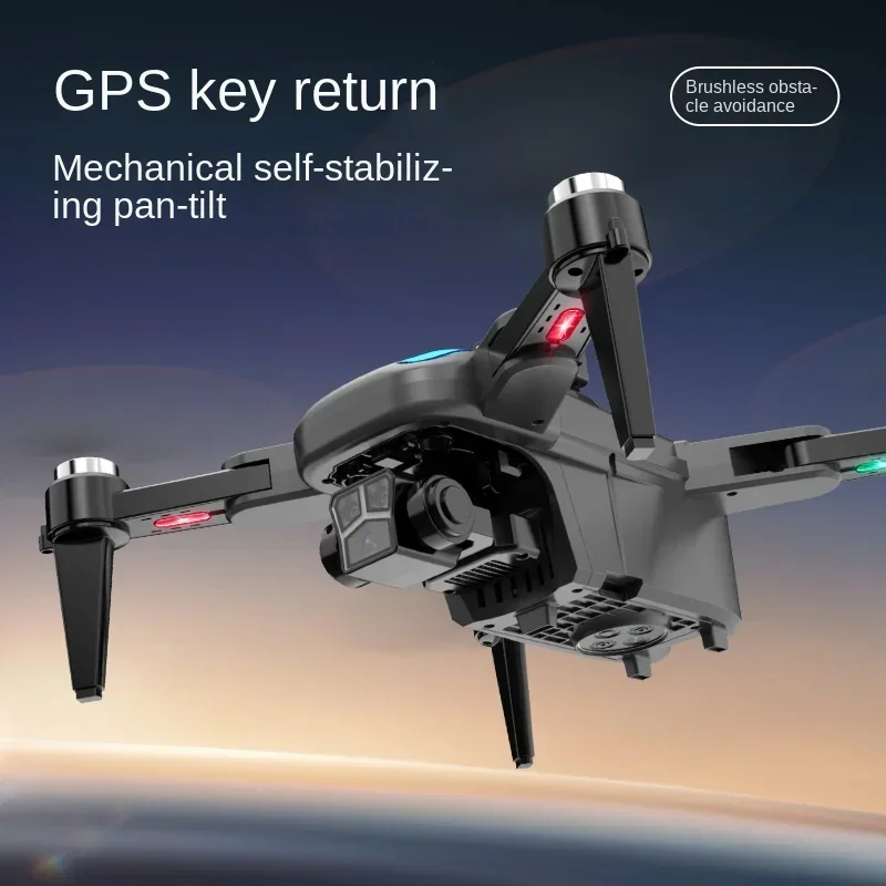 2024 New S16 Brushless Drone GPS Positioning Mechanical Gimbal Intelligent Obstacle Avoidance 7.4V Long Endurance Dron Toys Gift