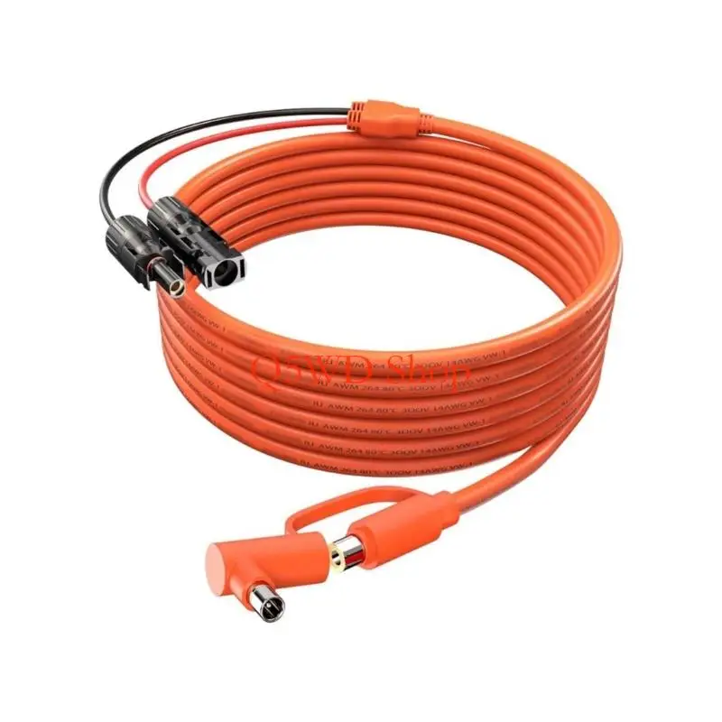 Q5WD Weatherproof 14AWG Solars Systems Adapters Featuring Overloads Protecting and Universals Compatibility