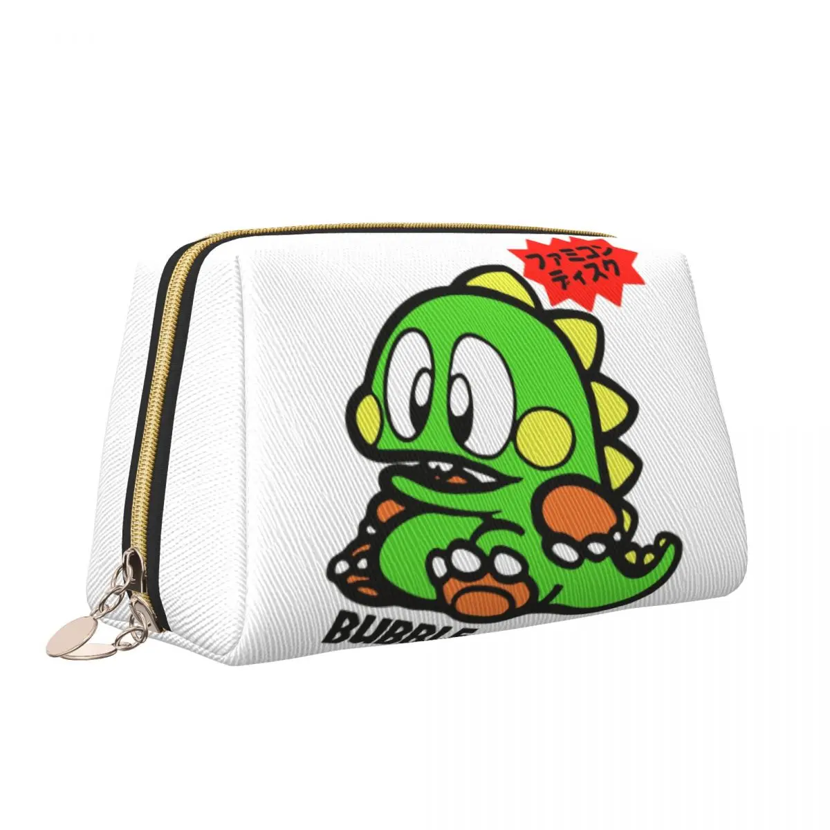 Arcade Games Bubbles Bobble Cosmetic Bag Women Cute Large Capacity Makeup Case Beauty Storage Toiletry Bags