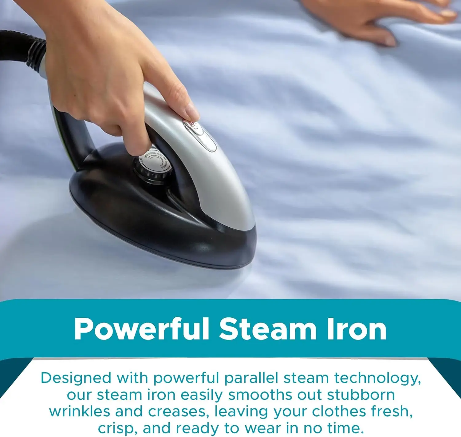 All-in-One Garment Steamer and Iron, Pressurized Steamer for Clothes with Ironing Board and Clothing Hanger 2400W