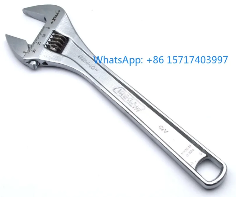 Original and genuine Spanish IREGA92W series, high-quality c-arbon steel with precise graduated movable wrench