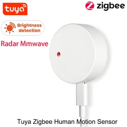 Tuya Zigbee Presence Sensor Mmwave Radar Wave Human Detector Motion Detector Work With Tuya Hub