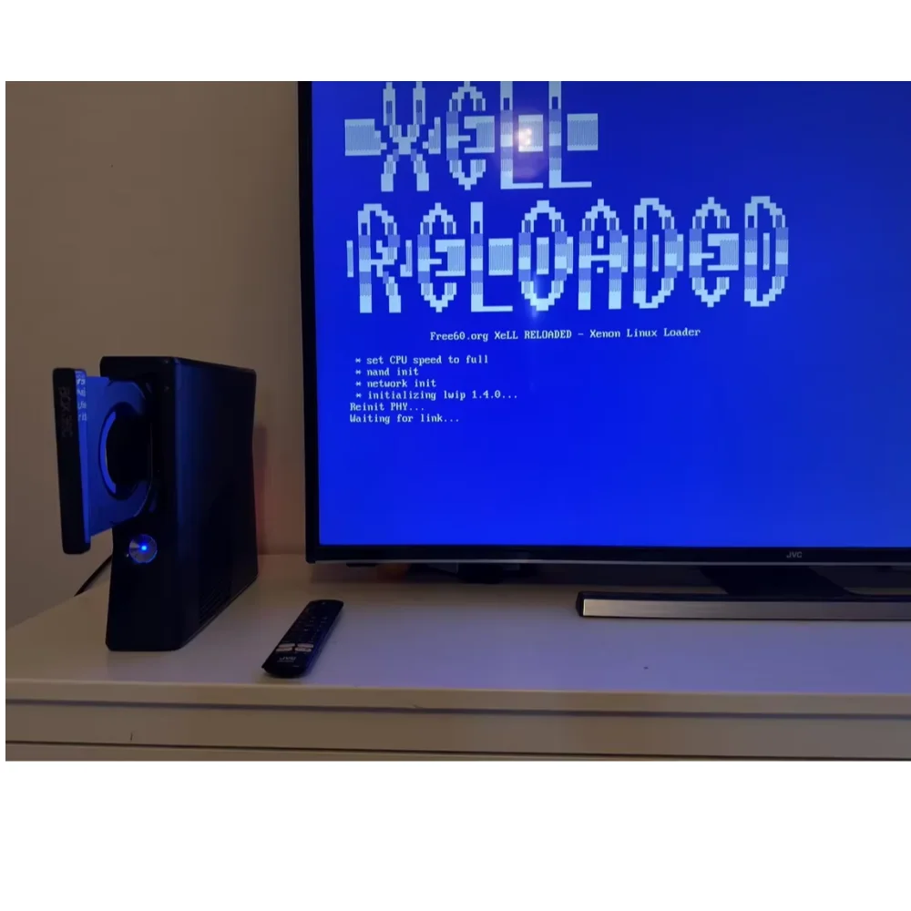 

X360 s RGH3 Slim With Gamepad And Powerwsupply 1TB HDD Installed