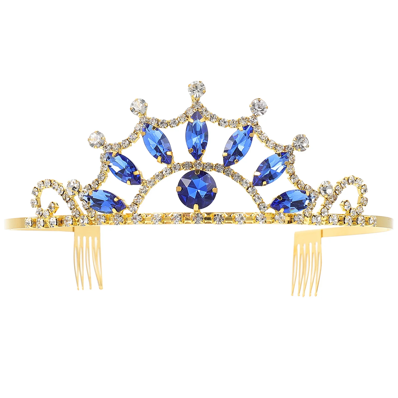 

Party Tiara Rhinestone Crown Elegant Tiaras for Birthday Wedding Headband