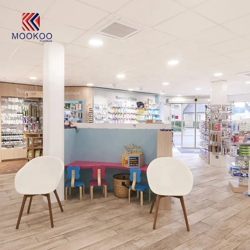 custom.Modern Style High-End Pharmacy Display Racks Factory Direct Sale Medicine Storage and Shop Furniture