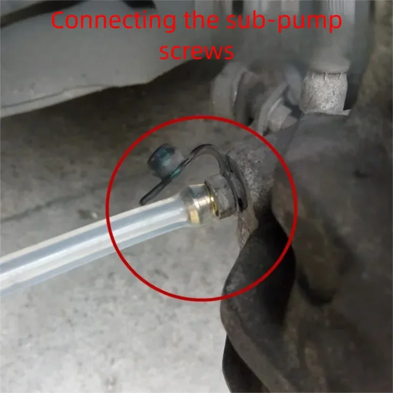 Universal Car Brake Fluid Oil Change Tool Manual Pneumatic Vacuum Bleeder Extractor for Auto Motorcycle Maintenance Kit view 6