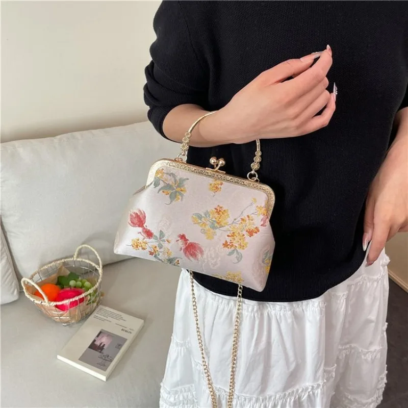 

Elegant Minimalist Style Leather Women Bag High End Paris Trendy Simple Retro Tote Luxury Crossbody Hand Bag