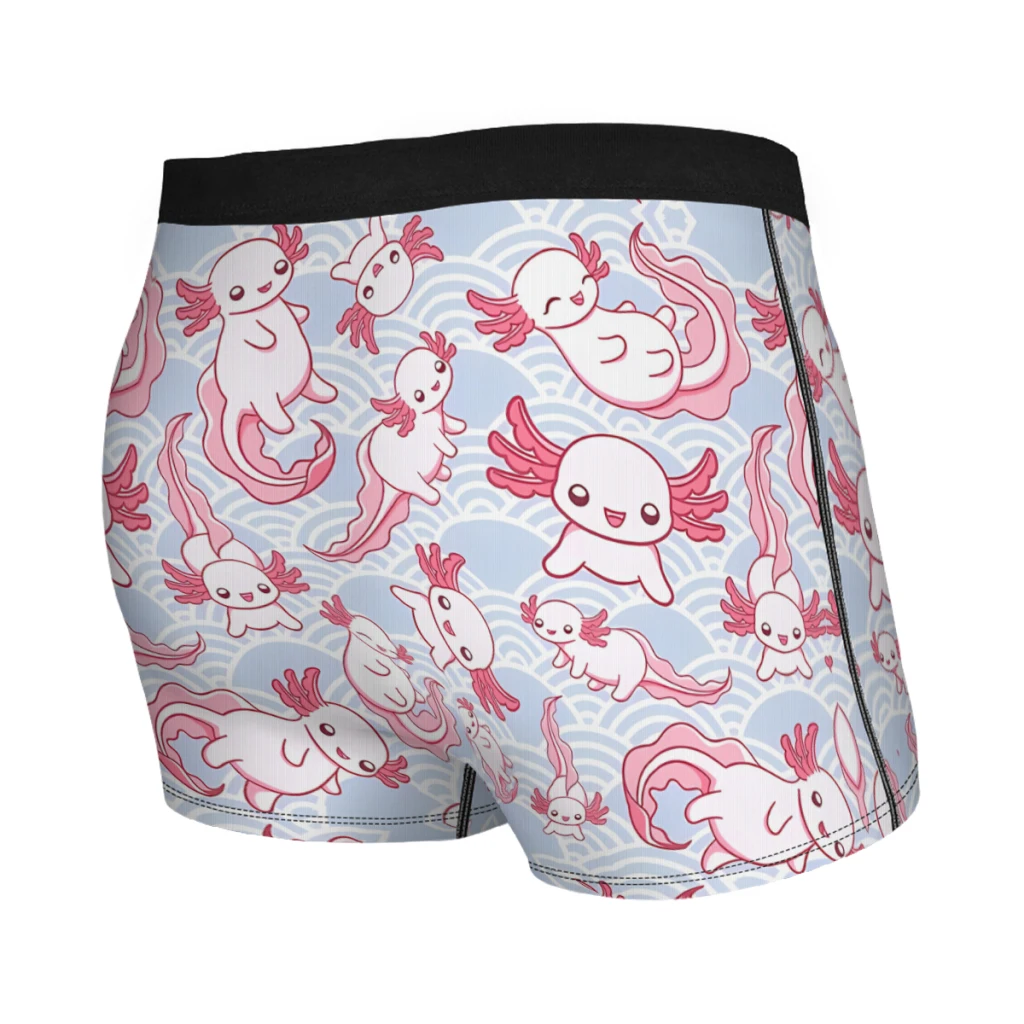 Cute PatternAxolotl Underpants Breathbale Panties Man Underwear Sexy  Shorts Boxer