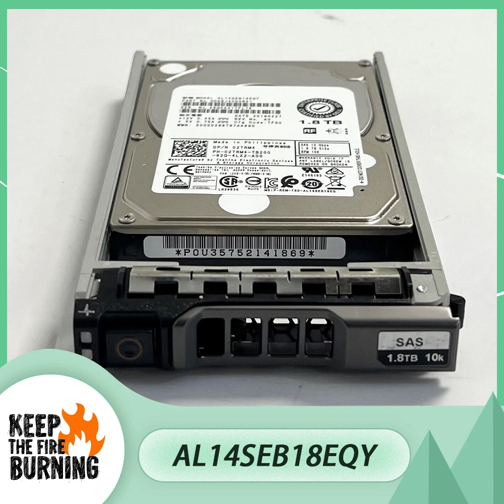 

Для Dell 2TRM4 HDD 1.8T SAS10K 12G 2,5-дюймовый жесткий диск AL14SEB18EQY