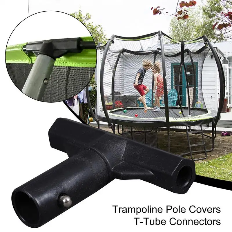 Trampoline Net Pole Caps 6 Pieces T-Tube Connector Leisure Sports & Games Equipment For Playground Sports Backyard Training