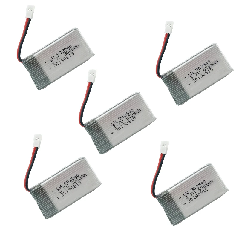 902540 Drone Battery for Syma X5 X5C X5SC X5SW TK M68 MJX X705C SG600 RC Quadcopter Helicopter Parts 3.7V 800mAh Lipo Battery