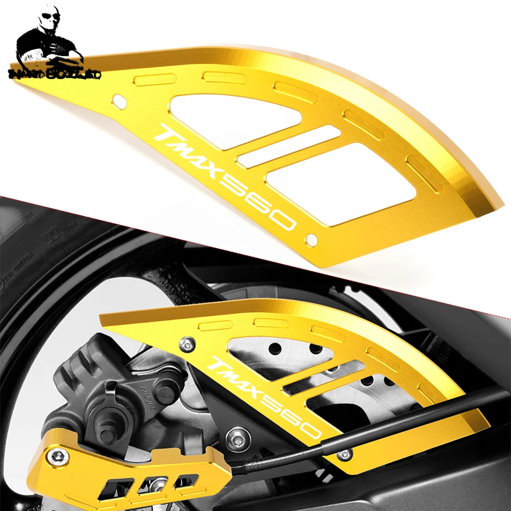 

Защитная крышка заднего тормозного диска с ЧПУ, аксессуары для скутера, мотоцикла, детали для YAMAHA TMAX 530 T-MAX 560 TMAX 530 SX/DX TMAX 560 TECHMAX