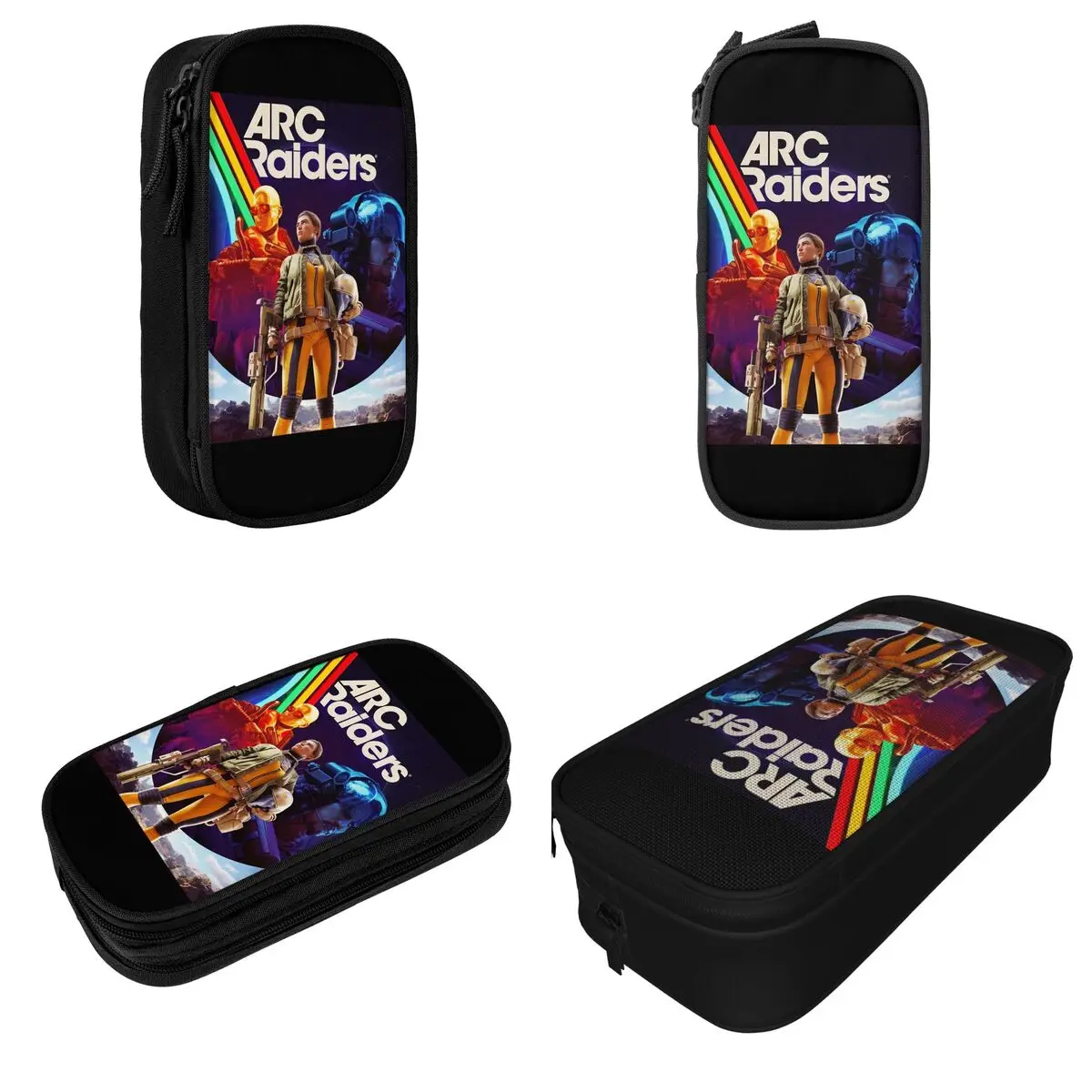 ARC Raiders Shoot Game Pencil Cases Pen Box Pencil Bags Girls Boys Big Capacity Students School Zipper Pencilcases