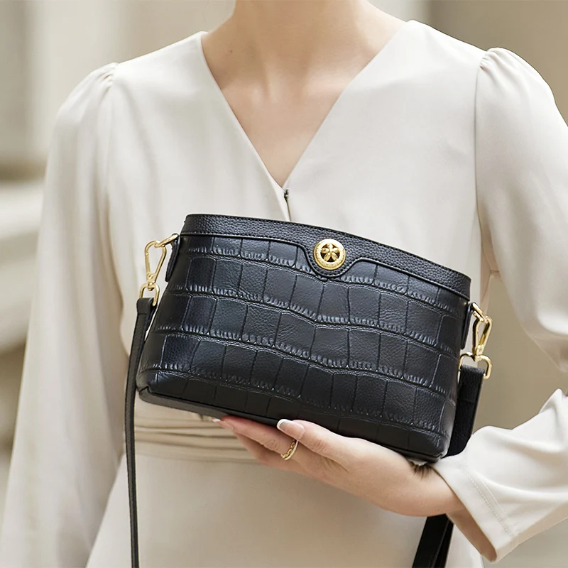 

New Come ZOOLER Brand Women Fashion Genuine Leather Shoulder Messenger Bags Purse Ladies Cow Skin Crossbody Bag Summer HOT#ML621