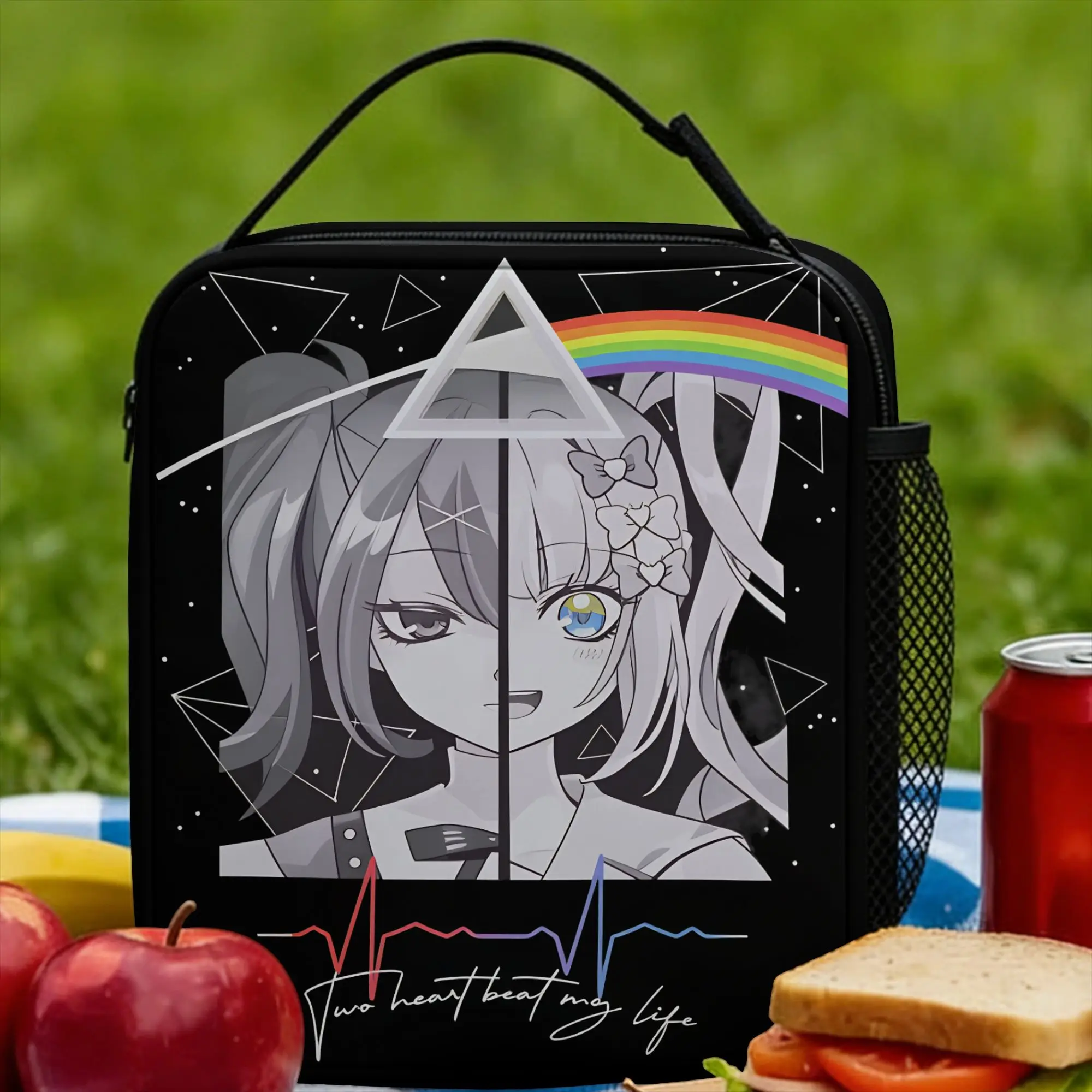 Needy Streamer Overload Lunch Bag Game Travel Lunch Box For Child Aesthetic Thermal Lunch Bags Oxford Convenient Cooler Bag