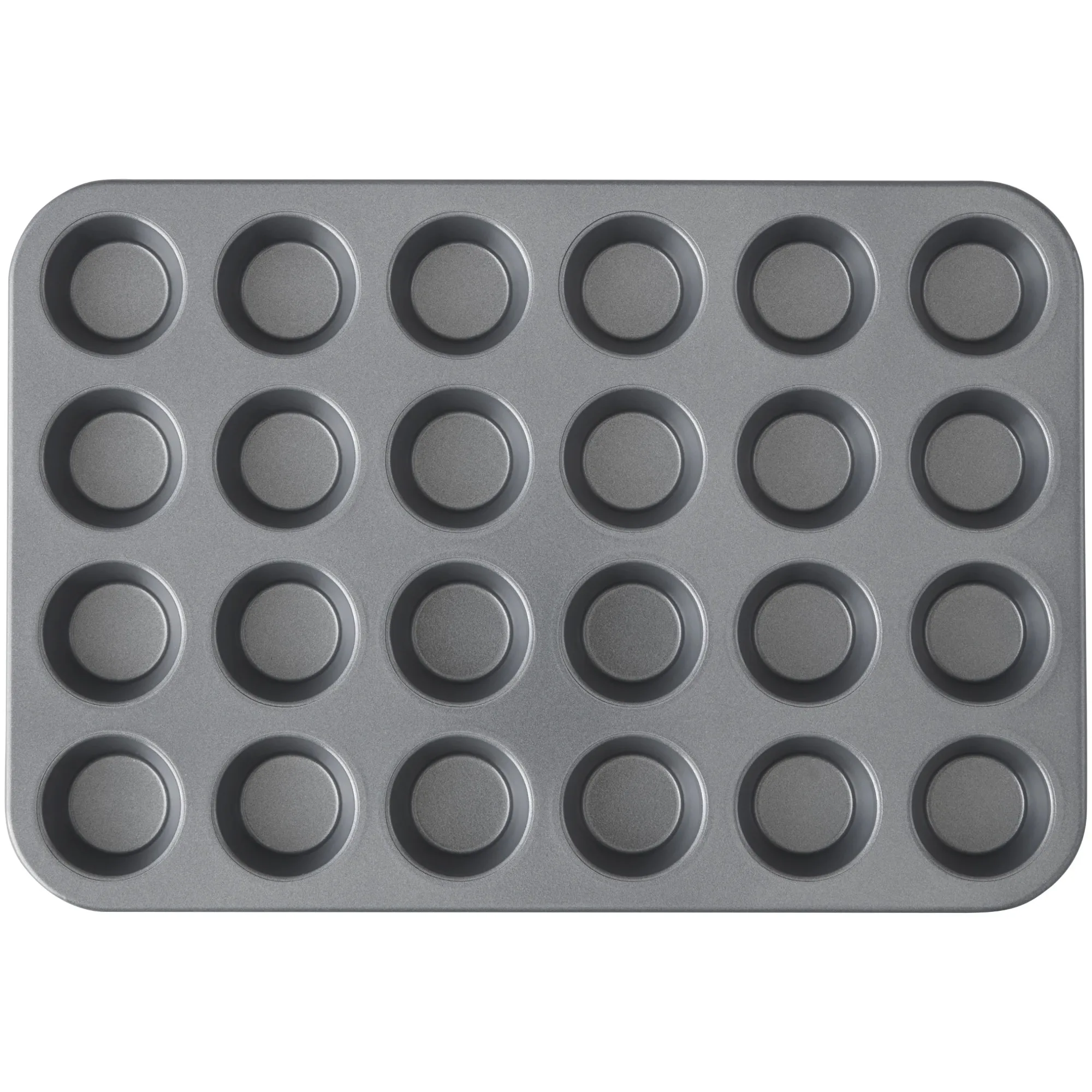 

Bake It Simply Non-Stick 24 Cup Mini Muffin Pan Cupcake Tin 14.65 x 9.9 x 0.8 Inches