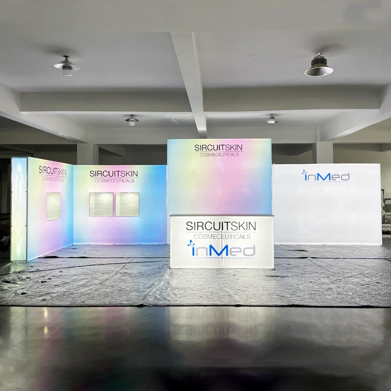 10x20 20x30 LED Portable Straight Backlit Popup Display Expo Exhibition Trade Show Booth