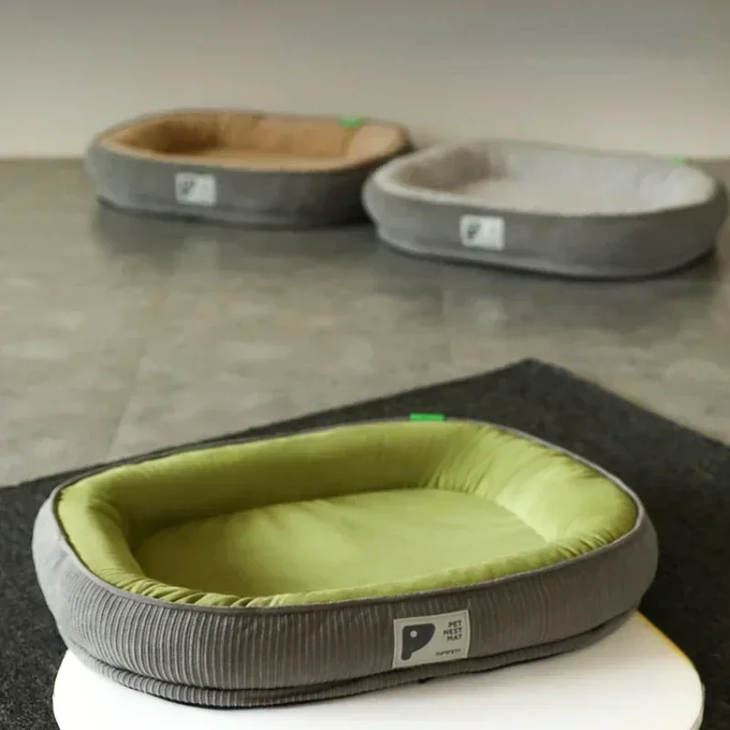 Cat Bed Mat Puppy Beds Dog Sofa Cushion Square Warm Pet Nest Kennel for Small Medium Dogs Kitten Sleeping Mattress Accessories