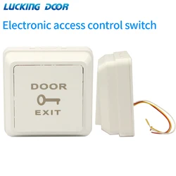 Door Exit Button Box Release Press Push Switch Output NO COM NC for Access Control System Gate Entry Electronic Door Lock Opener