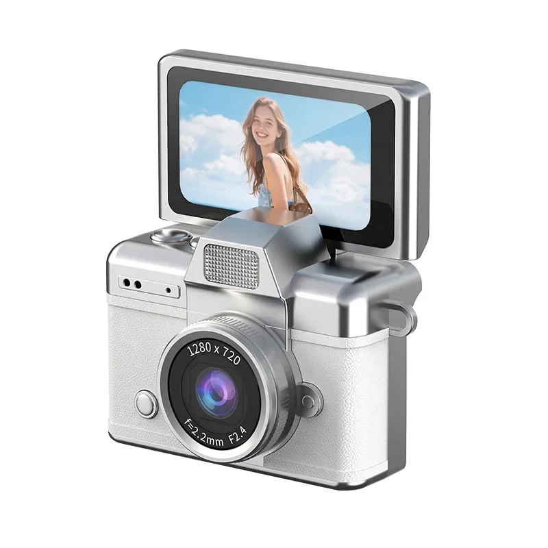 New folding screen thumb mini camera hanging bag accessories entry-level student party decoration photo camera gifts