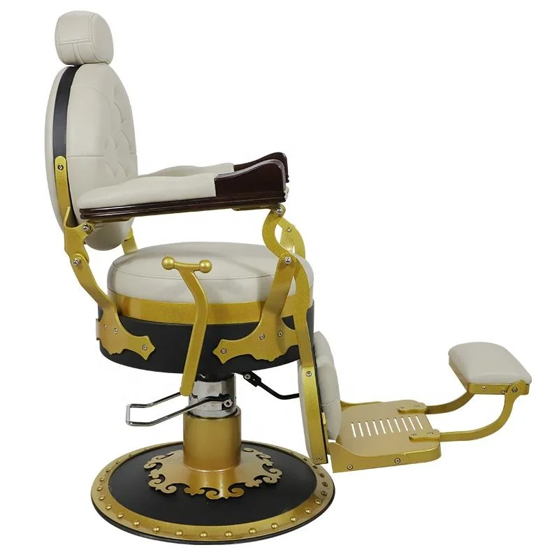 Foshan Factory Hot Sale New Design High Quality Comfortable Big Pump Hydraulic Luxury Used Barber Men Chair for Hair Salon
