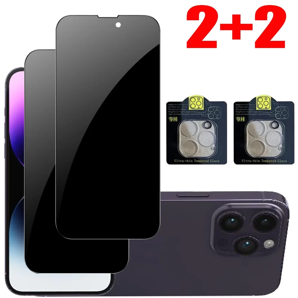개인 정보 보호 강화 유리 iPhone 16 15 14 13 Pro Max 엿보기 방지 화면 보호기  iPhone 16 스파이 방지 전면 유리 iPhone 15 14 Plus 엿보기 방지 보호 필름 iPhone 16 Pro 카메라 필름용 iphone 11 12