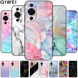 For Huawei nova 12S Case Soft Silicone Marble TPU Silicone Soft Phone Cover for Huawei Nova 12s Protective Shell Bumpers Nova12S