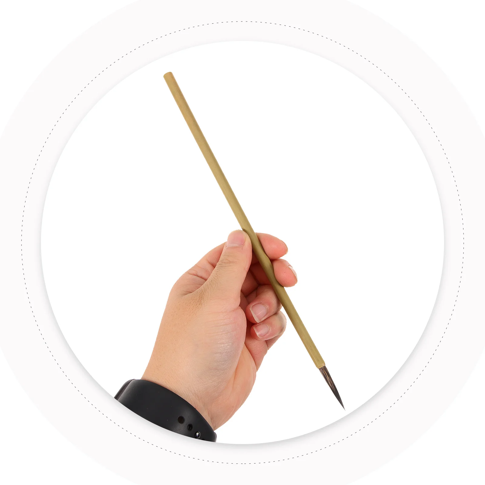 

Color Painting Brush Multi-Function Ergonomic Handle Suitable for Watercolor Acrylic Porcelain Fabric Stenciling Reusable