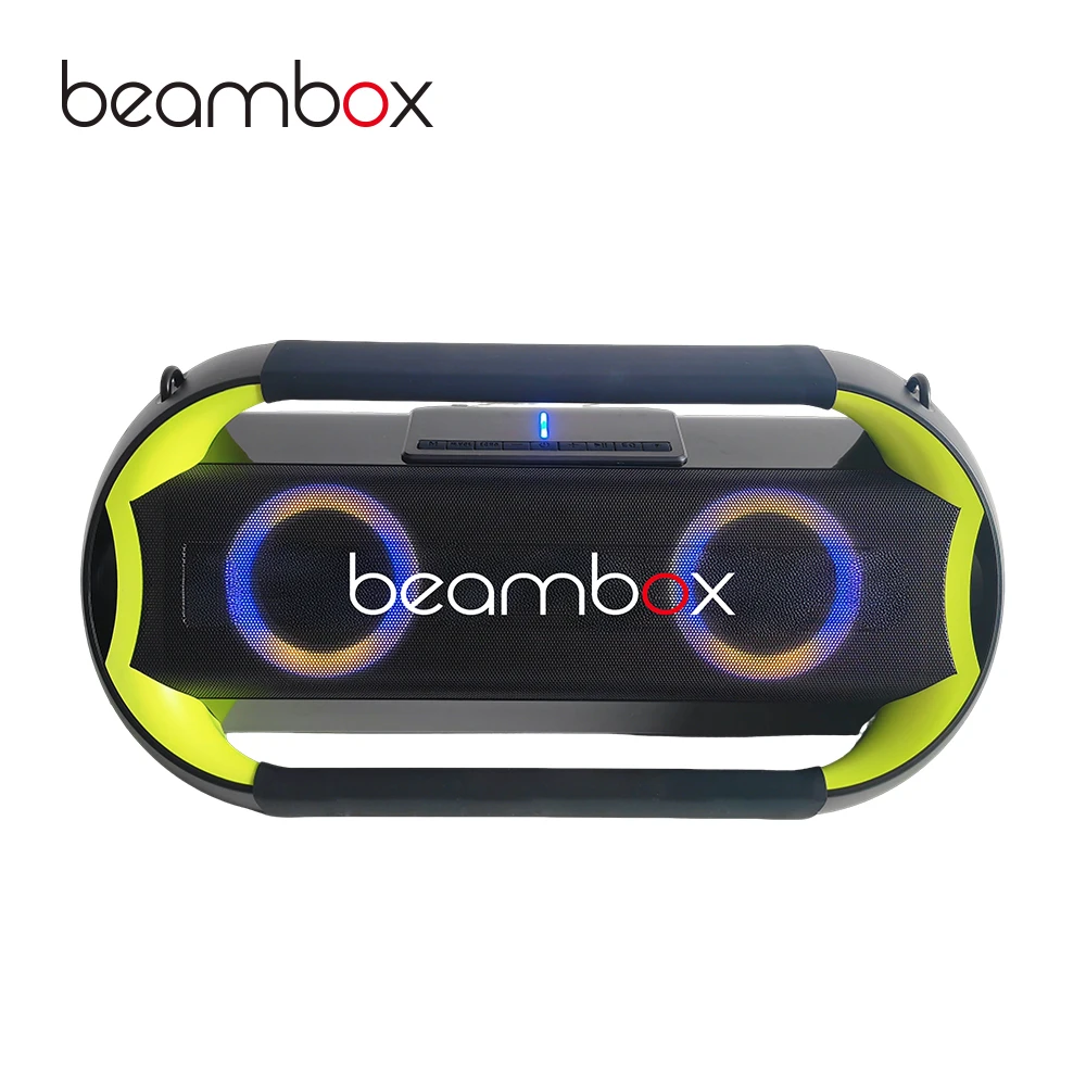 100W Portable Party Speaker RGB LED Wireless Microphone Best Sound Quality Deep Bass Home Karaoke Outdoor Memory Card