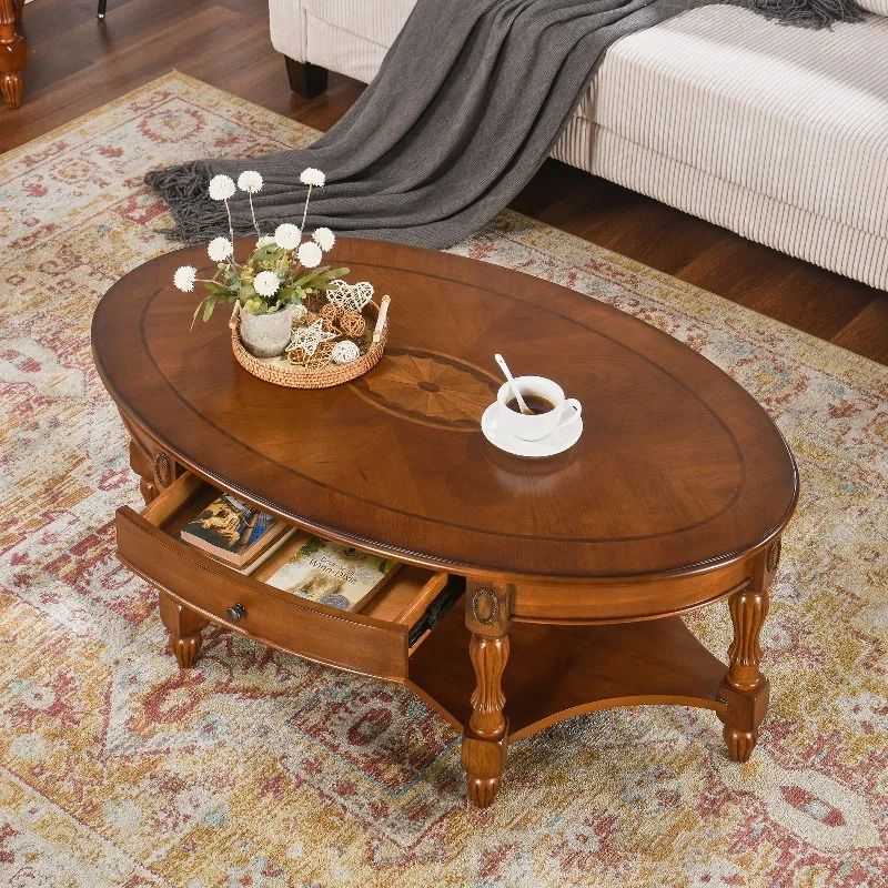 Wooden Oval Living Room Coffee Tables Nordic Designer Modern Living Room Coffee Tables Lounge Mesa De Centro Furniture For Home