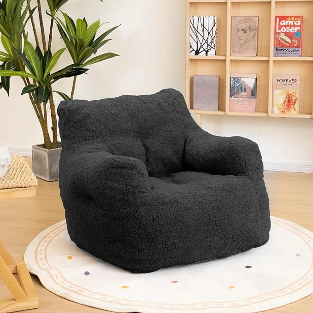 Beanbag chair with filling, beanbag sofa with plush soft filling,fluffy and lazy sofa, comfortable and comfortable beanbag chair