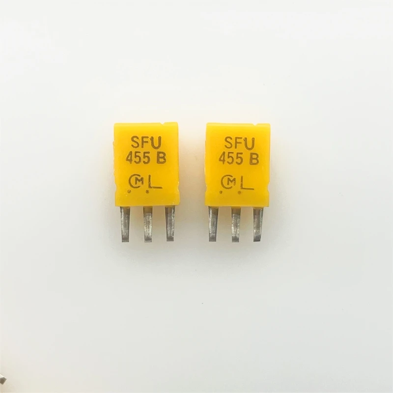 10PCS/ Murata ceramic crystal oscillator SFU455B 455KHZ 455K for remote control radio special filter 3 feet