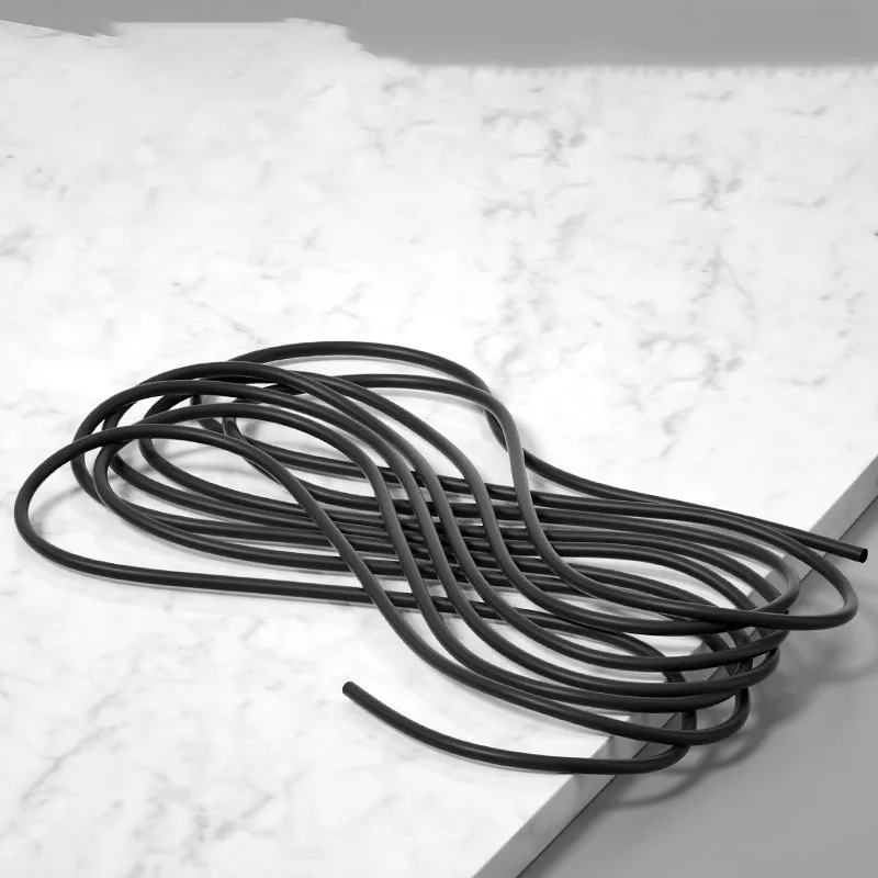 Solid Black NBR Sealing Strip Diameter: 1.5mm~10mm Oil Resistance Nitrile Rubber Round Strip 5M/10M