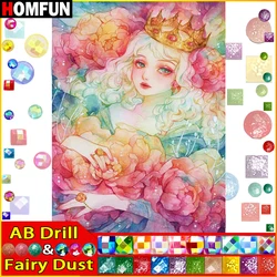 HOMFUN Fairy Dust AB Diamond Embroidery 