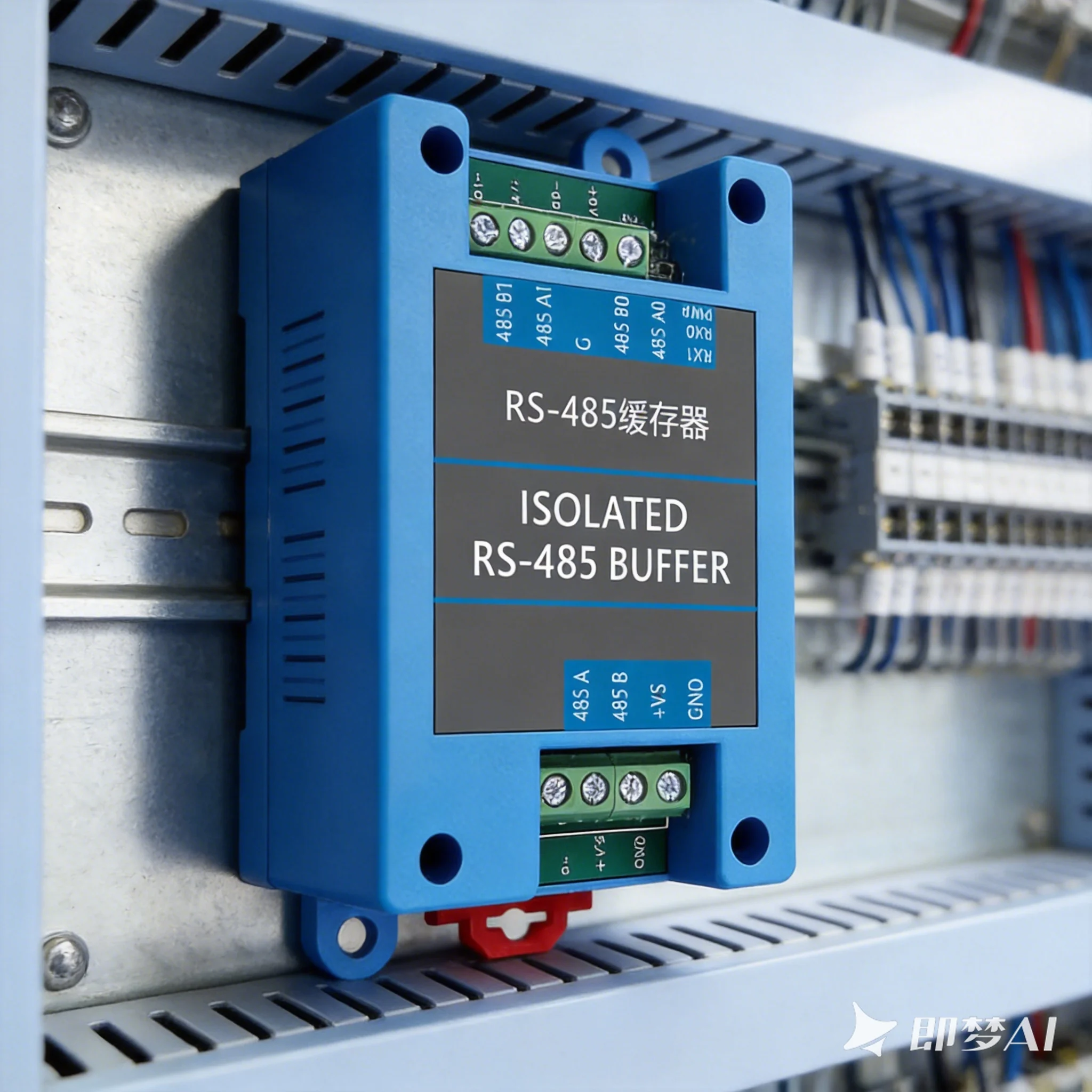 2 Masters 1 Slave RS-485 Isolation Buffer - Stable Data Transfer for PLC & DCS Industrial Control Systems