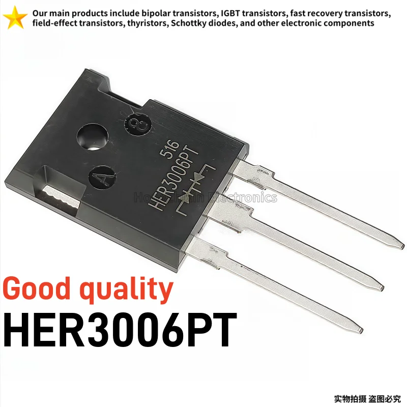 5/10PCS NEW HER3006PT HER3006 3006PT 30A600V TO-247 Fast recovery diode
