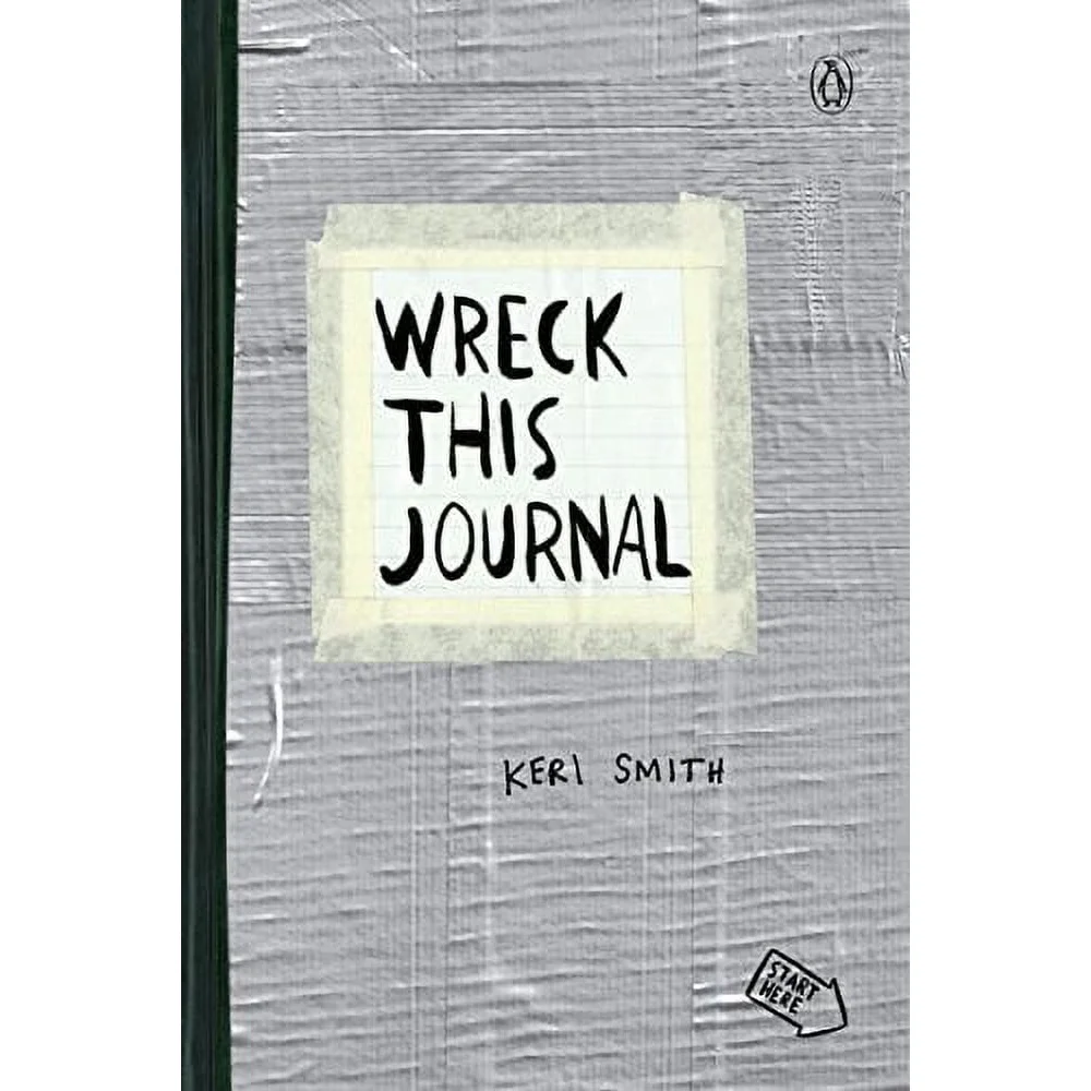 Wreck This Journal Nastro adesivo Edizione espesa Libro in brossura creativo Amanti dell'arte Diario unico Esperienza coinvolgente creativo
