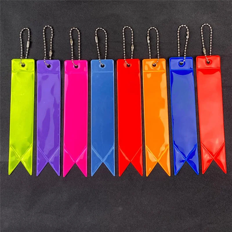 

30 шт. подвеска со светоотражающей лентой для школьной сумки, рюкзака, езды на велосипеде, прогулок, бега-B60B