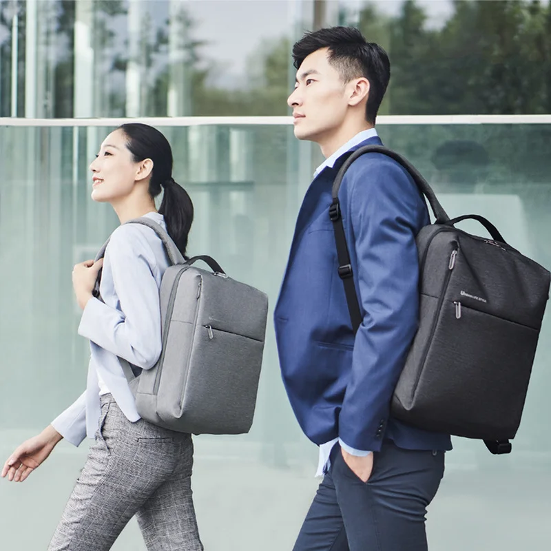 Xiaomi City กระเป๋าเป้สะพายหลัง2 17L Minimalist Urban กระเป๋าเป้สะพายหลังน้ำหนักเบาทนทานกระเป๋าเป้สะพายหลังคอมพิวเตอร์กันน้ำ Simple Traveling BAG