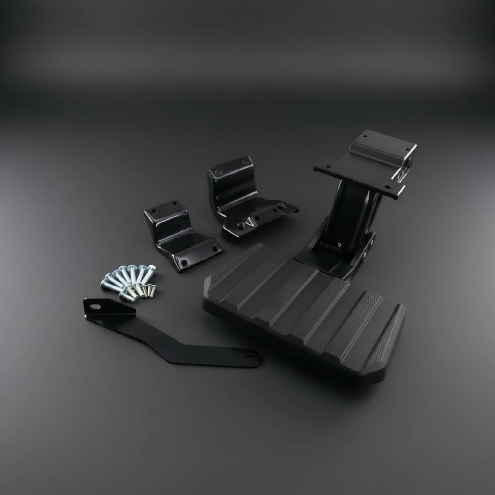 Retractable Tailgate Step Aluminum Retractable Bumper Step Tailgate Bedstep Non-Slip Easy to Install