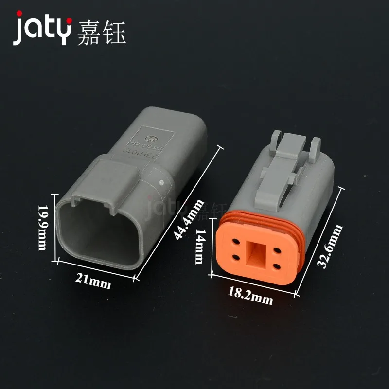 4PIN DT06-4S DT04-4P 4 DEUTSCH Automotive Waterproof Connector Connector Male and FemaleFemale Excavator engineering car plug