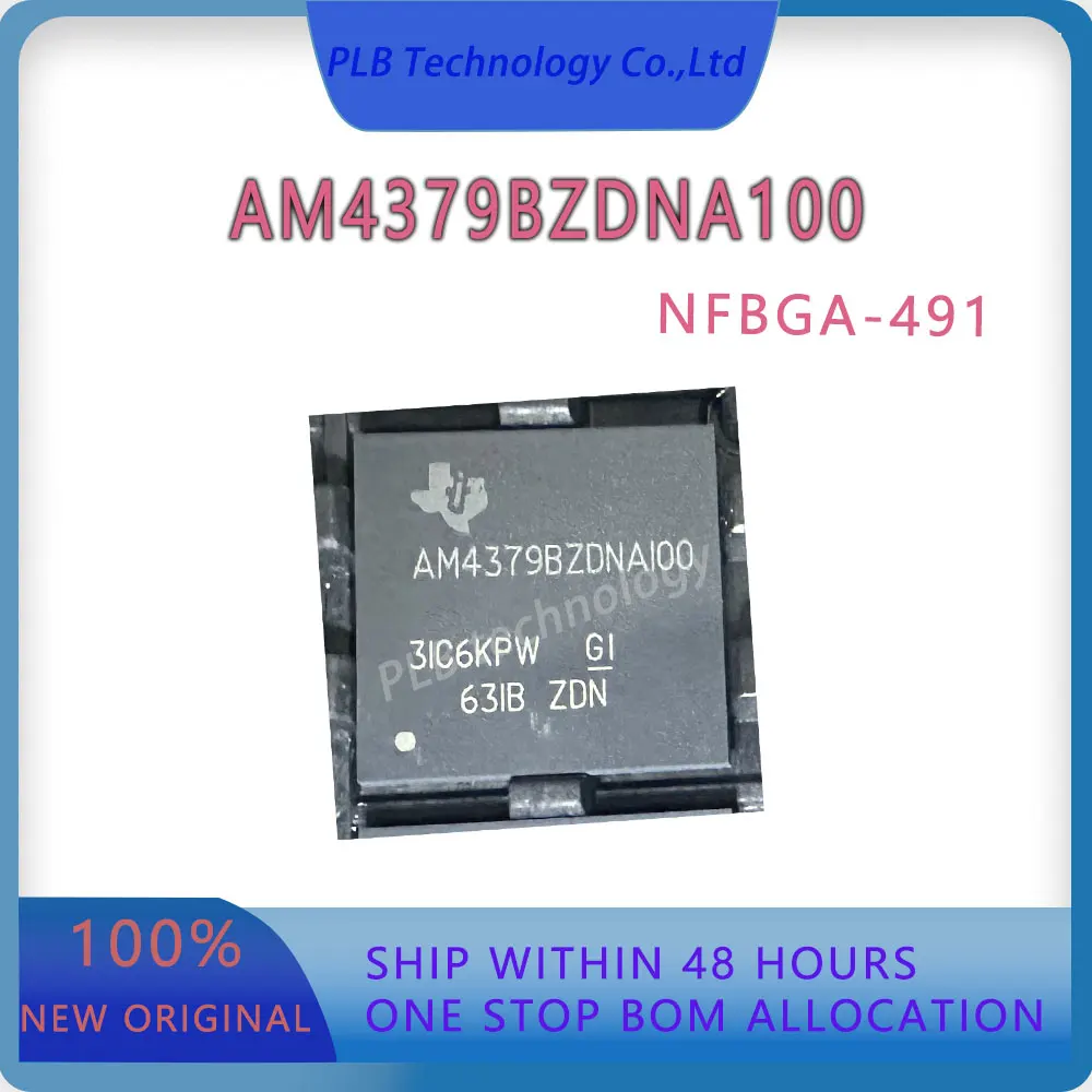 AM4379 new original AM4379BZDNA100 Integrated circuit MPU Sitara processor Arm Cortex-A9 PRU-ICSS EtherCAT 3D graphics NFBGA491