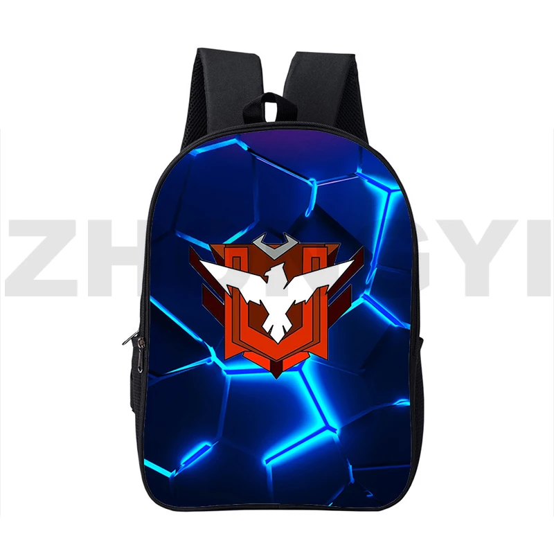 Funny Game Free Fire Garena 3D Backpacks for Teens Girls High Street Big School Bags 16 Inch Korean Casual Travel Bag Unisex