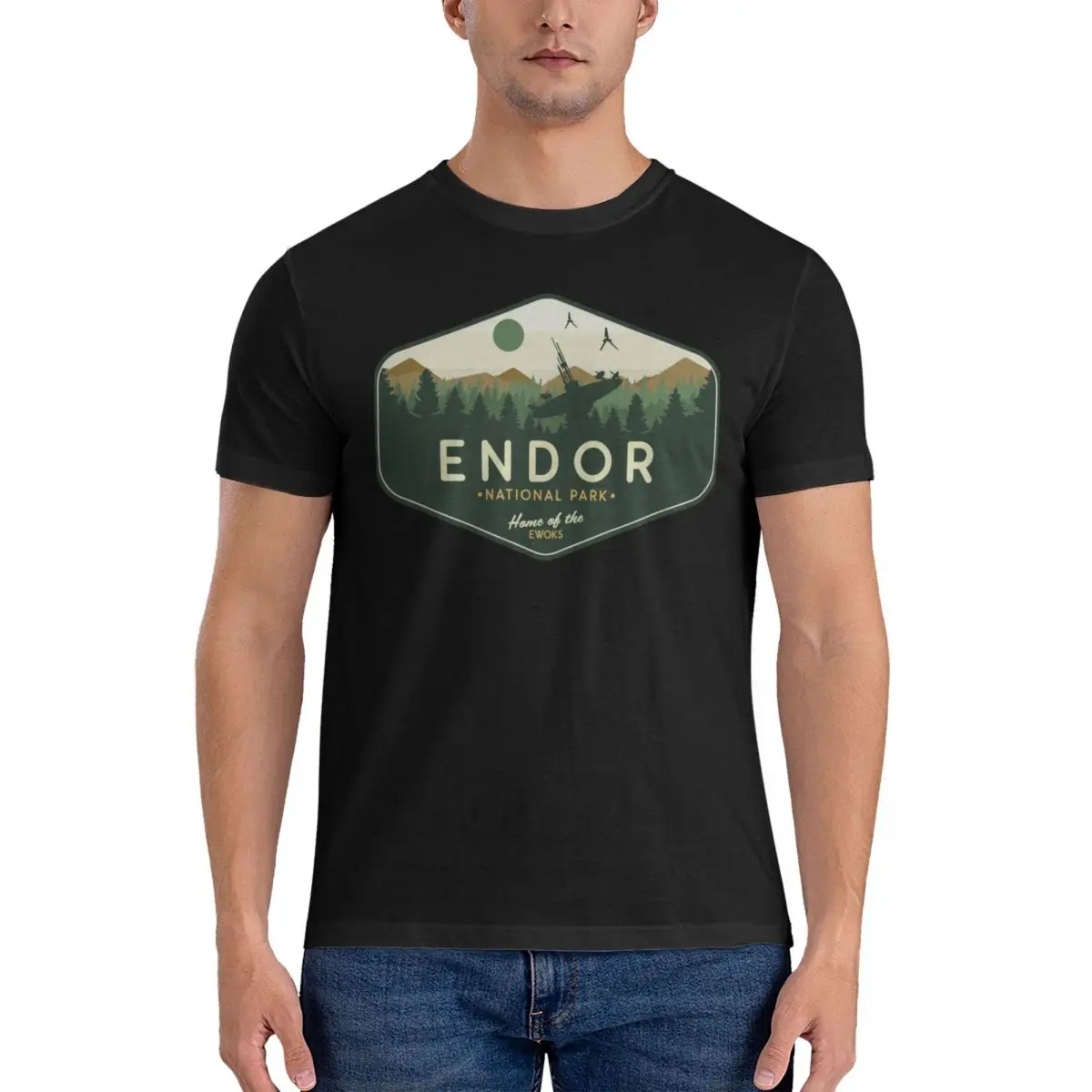 

Endor National Park: Home of the Ewoks Classic T-Shirt boys animal print shirt Oversized t-shirt anime